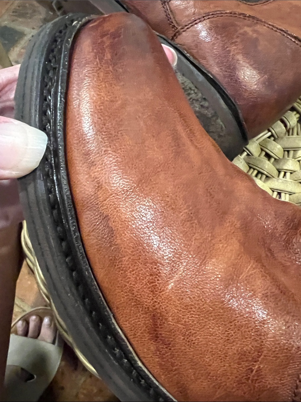 Frye Women's Valerie Shearling Sherpa Harness Boots - Picture 8 of 16